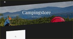 Desktop Screenshot of campingstore.se