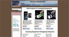 Desktop Screenshot of campingstore.biz